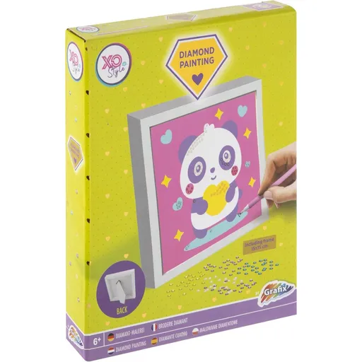 Diamantové malování s rámečkem 15x15cm