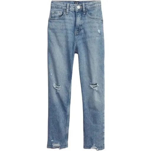 GAP V-MOM JEAN Dívčí džíny, modrá, velikost 14Y