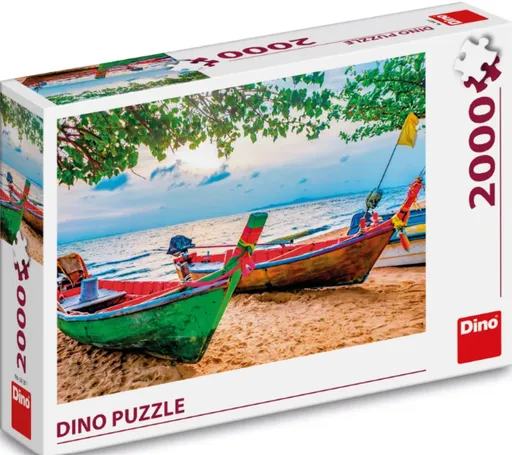 Puzzle Rybářské loďky 2000 dílků