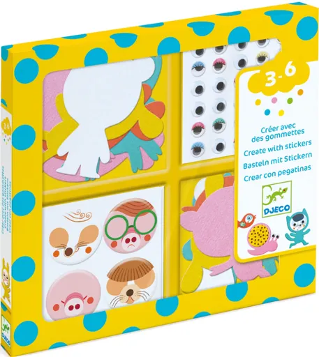 Samolepkový set roztomilá zvířátka