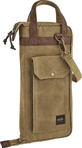 Meinl Waxed Canvas Vintage Khaki Stick Bag
