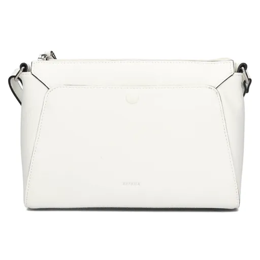 Kožená dámská crosbody kabelka Katana Alizeé - bílá