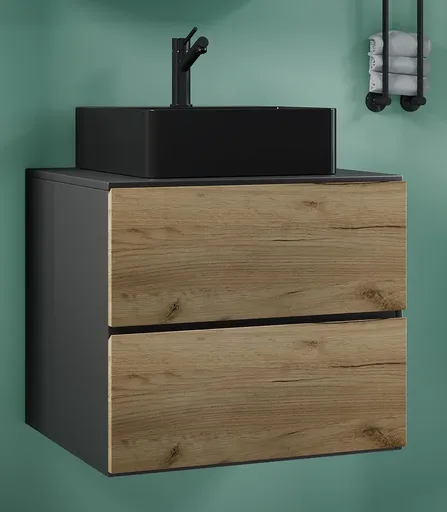 VCM 2dílná umyvadlová skříňka Lendas BL S 60 cm, antracit