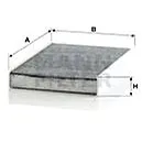 MANN-FILTER CUK26006 pro vozy SEAT;SKODA;VW (CUK26006)