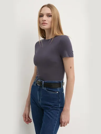 Calvin Klein dámský šedý top J20J224769 L