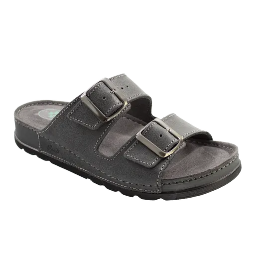 SANTÉ Dámské pantofle N/211/1/O69/CP ČERNÁ v.36