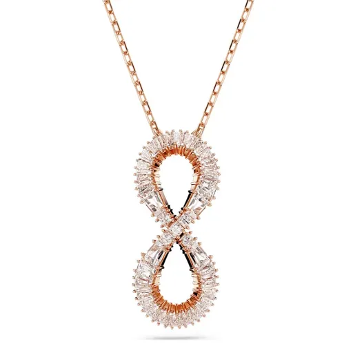 Swarovski Bronzový náhrdelník Nekonečno se zirkony Hyperbola 5677623