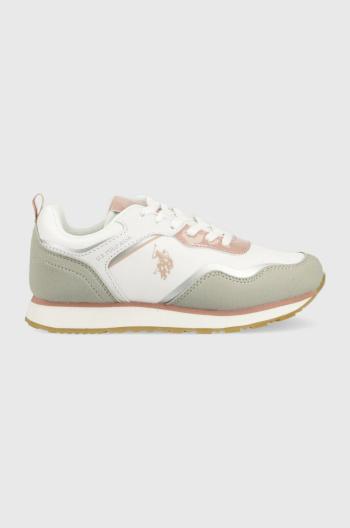 Dětské sneakers boty U.S. Polo Assn. růžová barva