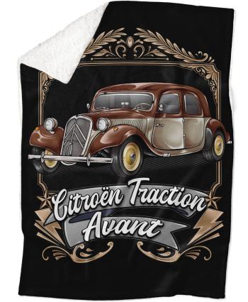 Deka Citröen Traction Avant Brown (Podšití beránkem: ANO)