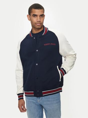 Tommy Jeans pánský tmavě modrý bomber  - S (C1G)