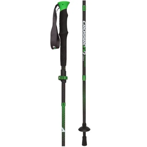 Crossroad MATTERHORN Skládací trekové hole, černá, velikost