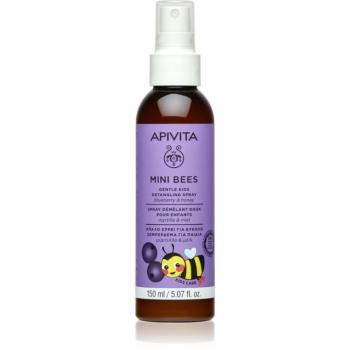 Apivita Mini Bees Gentle Kids Detangling Spray Blueberry&Honey sprej pro snadné rozčesání vlasů 150 ml