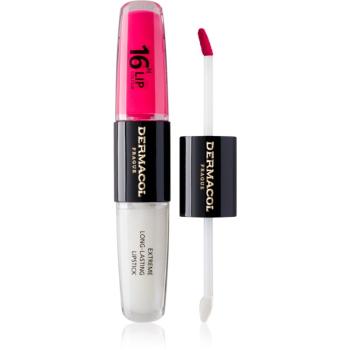 Dermacol 16H Lip Colour dlouhotrvající rtěnka a lesk na rty odstín 38 2x4 ml