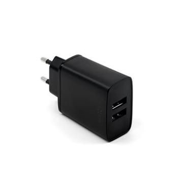 FIXED Smart Rapid Charge 15W s 2xUSB výstupem černá (FIXC15-2U-BK)