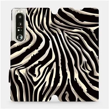 Flip pouzdro na mobil Sony Xperia 1 III - VA31P Zebří vzor (5903516726875)