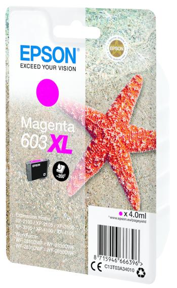 Epson 603XL C13T03A34010 purpurová (magenta) originální cartridge