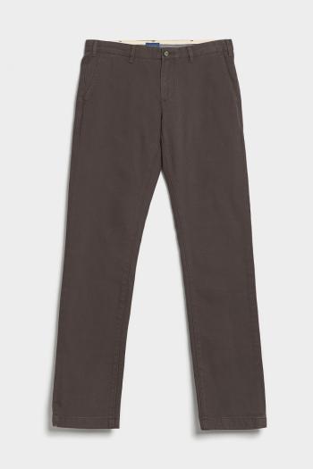 KALHOTY GANT D1. HALLDEN COMFORT SUPER CHINOS DARK GRAPHITE