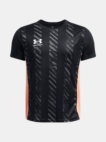 Under Armour UA B's Ch. SS Prnt Triko dětské Černá