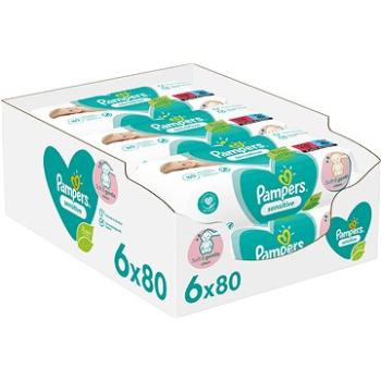 PAMPERS Sensitive XXL 6× 80 ks (8006540174531)