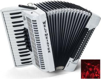 Weltmeister Achat 80 34/80/III/5/3 Billentyűs harmonika Red