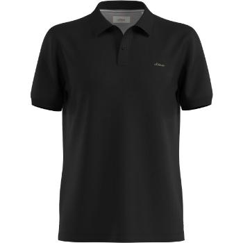 s.Oliver RL POLO SHIRT Pánské polo tričko, černá, velikost