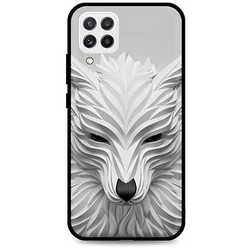 TopQ LUXURY Samsung A22 pevný Bílý vlk 65643 (Sun-65643)
