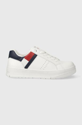 Dětské sneakers boty Tommy Hilfiger bílá barva