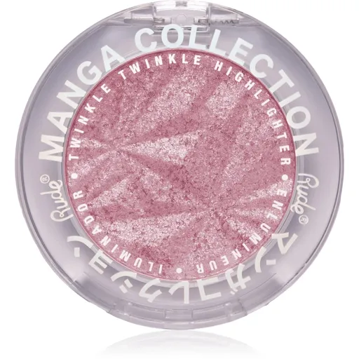 Rude Cosmetics Manga Collection Twinkle Twinkle Highlighter kompaktní pudrový rozjasňovač odstín Sawa-Chan