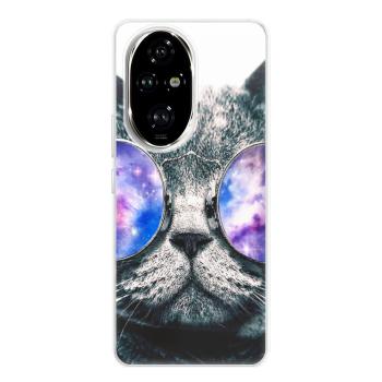 Odolné silikonové pouzdro iSaprio - Galaxy Cat - Honor 200 Pro