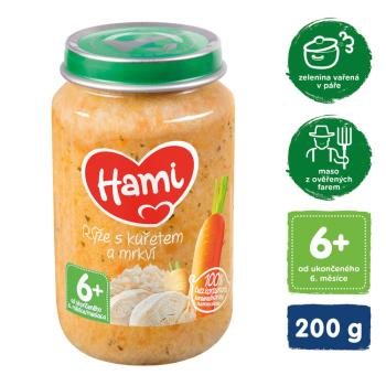 Hami Rýže s kuřetem a mrkví 6+ 200 g