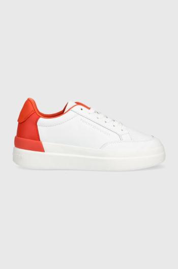 Sneakers boty Tommy Hilfiger FW0FW06896 FEMININE SNEAKER WITH COLOR POP bílá barva