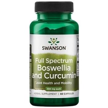 Swanson Full Spectrum Boswellia s Kurkuminem, 60 kapslí (87614113203)