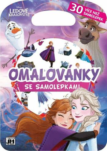 Omalovánky se samolepkami - Ledové království