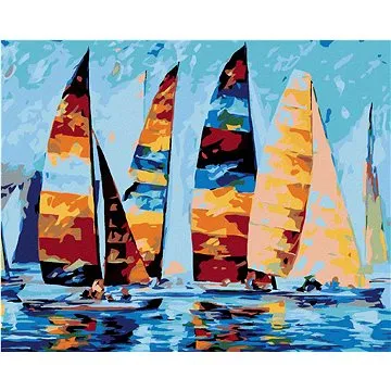 Malování podle čísel - Plachetnice na moři (HRAmal00118nad)