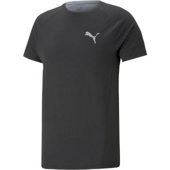 Puma EVOSTRIPE TEE Pánské sportovní triko, černá, velikost