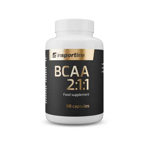 Aminokyseliny inSPORTline BCAA 2:1:1, 90 kapslí