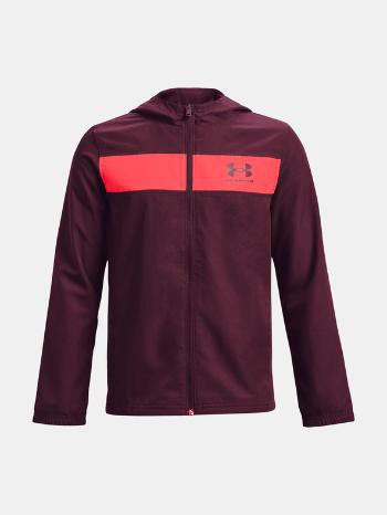 Under Armour UA Sportstyle Windbreaker Bunda dětská Červená