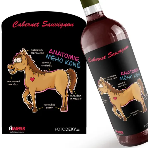 Víno Anatomie mého koně (Druh Vína: Červené víno)
