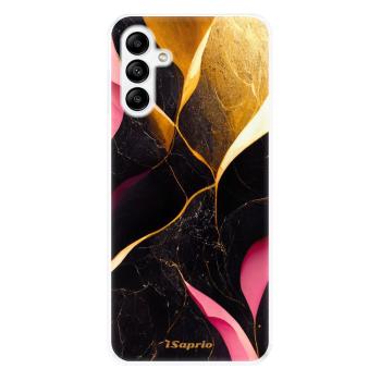 Odolné silikonové pouzdro iSaprio - Gold Pink Marble - Samsung Galaxy A04s