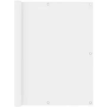 Balkónová zástěna bílá 120×500 cm oxfordská látka 134898 (134898)