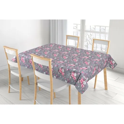 Bellatex Ubrus Adéla Květy růže růžová, 100 x 100 cm, 100 x 100 cm