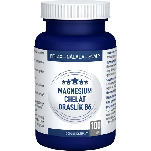 Clinical Magnesium chelát + Draslík B6 100 tablet