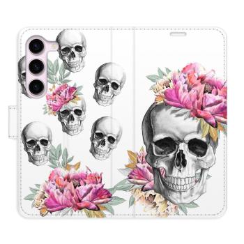 Flipové pouzdro iSaprio - Crazy Skull - Samsung Galaxy S23 5G