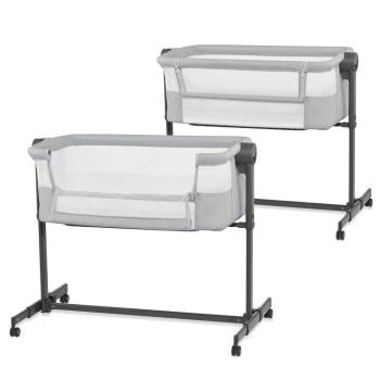 KINDERKRAFT Postýlka dětská polohovatelná Neste Up2 Light Grey