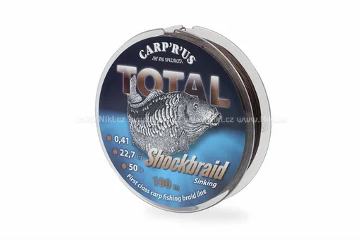 Carp ´R´ Us Šňůra Total Shock Braid 100m - 0,30mm / 13,61kg / 30lb,Carp ´R´ Us Šňůra Total Shock Braid 100m - 0,30mm / 13,61kg / 30lb