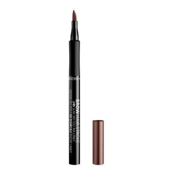 GOSH COPENHAGEN Brow Hair Stroke vyplňující fix na obočí - 001 Brown 1ml