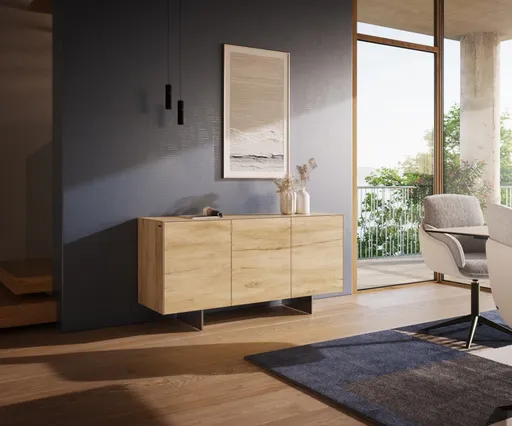 Komoda Cuor 150 cm keramika Laminam® Sabbia dubová barva 3