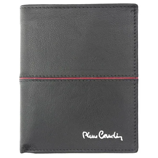 Pánská kožená peněženka Pierre Cardin Jomar - černo-červená