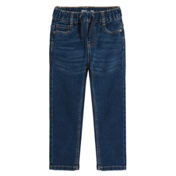 Džíny s tkaničkou v pase- denim - 110 DENIM