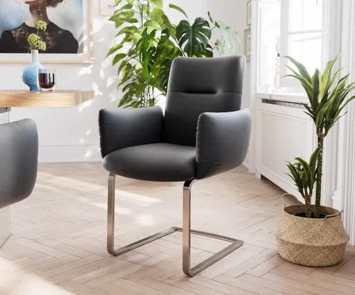 Jídelní židle Jova-Flex s područkami konzolová podnož plochá